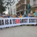 Протестен марш по повод двегодишната целосна руска воена агресија против Украина, Скопје, 24 февруари 2024 (фото: Џ. Дерала/ЦИВИЛ)