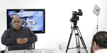 Во прес центарот на ЦИВИЛ, 11 март 2022 (фото: Г. Наумовски / ЦИВИЛ)