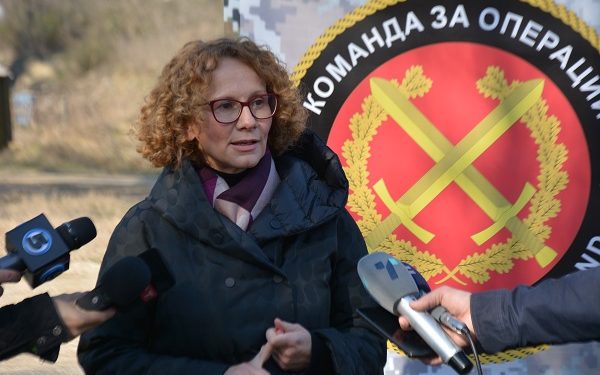 Радмила Шекеринска, министерка за одбрана/Фотографија Д. Муратов, ЦИВИЛ