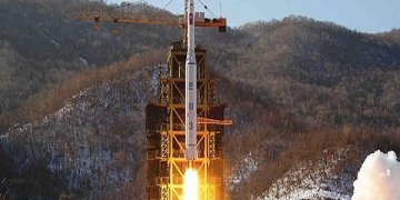 In this Dec. 12, 2012 photo released by Korean Central News Agency, North Korea's Unha-3 rocket lifts off from the Sohae launch pad in Tongchang-ri, North Korea. The satellite that North Korea launched on board the long-range rocket is orbiting normally, South Korea said on Thursday. (AP Photo/KCNA)