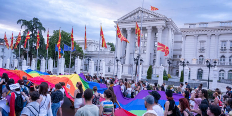 Парада на гордоста, Скопје, 25 јуни 2022 (фото: Тоше Огњанов / VOA)