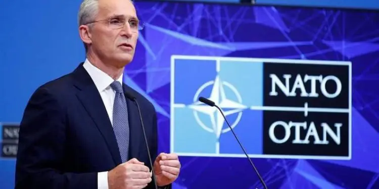 Генералниот секретар на НАТО, Јенс Столтенберг (фото извор: Каналот на Телеграм на Украинската Верховна Рада)