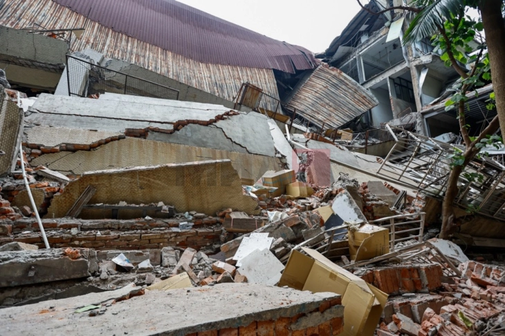 Најмалку 1.038 лица се повредени во земјотресот во Тајван, над 40 работници се водат како исчезнати