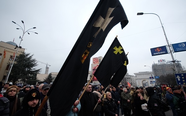 (архива)„Тврдокорен“ протест, 21 јануари 2018. Фото: А. Стаматиу/ЦИВИЛ