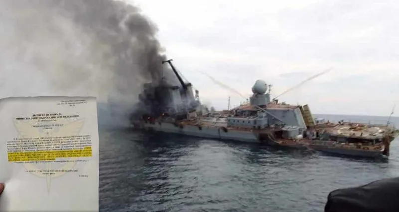 Унапредување на руски начин: Назначен нов командант на веќе потонатиот крстосувач Москва, цели шест месеци по неговото уништување