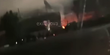 Фото: Скринчот од видео на Телеграм каналот exilenova_plus
