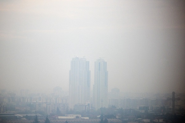 A general view of the city of Skopje, on December 4, 2018.
The World Health Organization listed Skopje as “the most polluted capital in Europe”. / AFP / Robert ATANASOVSKI